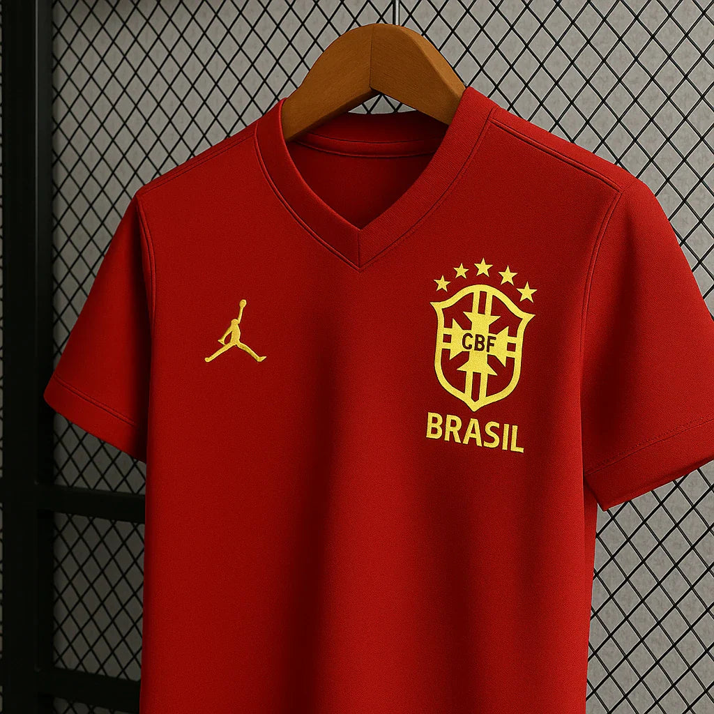 Camisa II Seleção Brasileira 2026 Nike - Vermelha