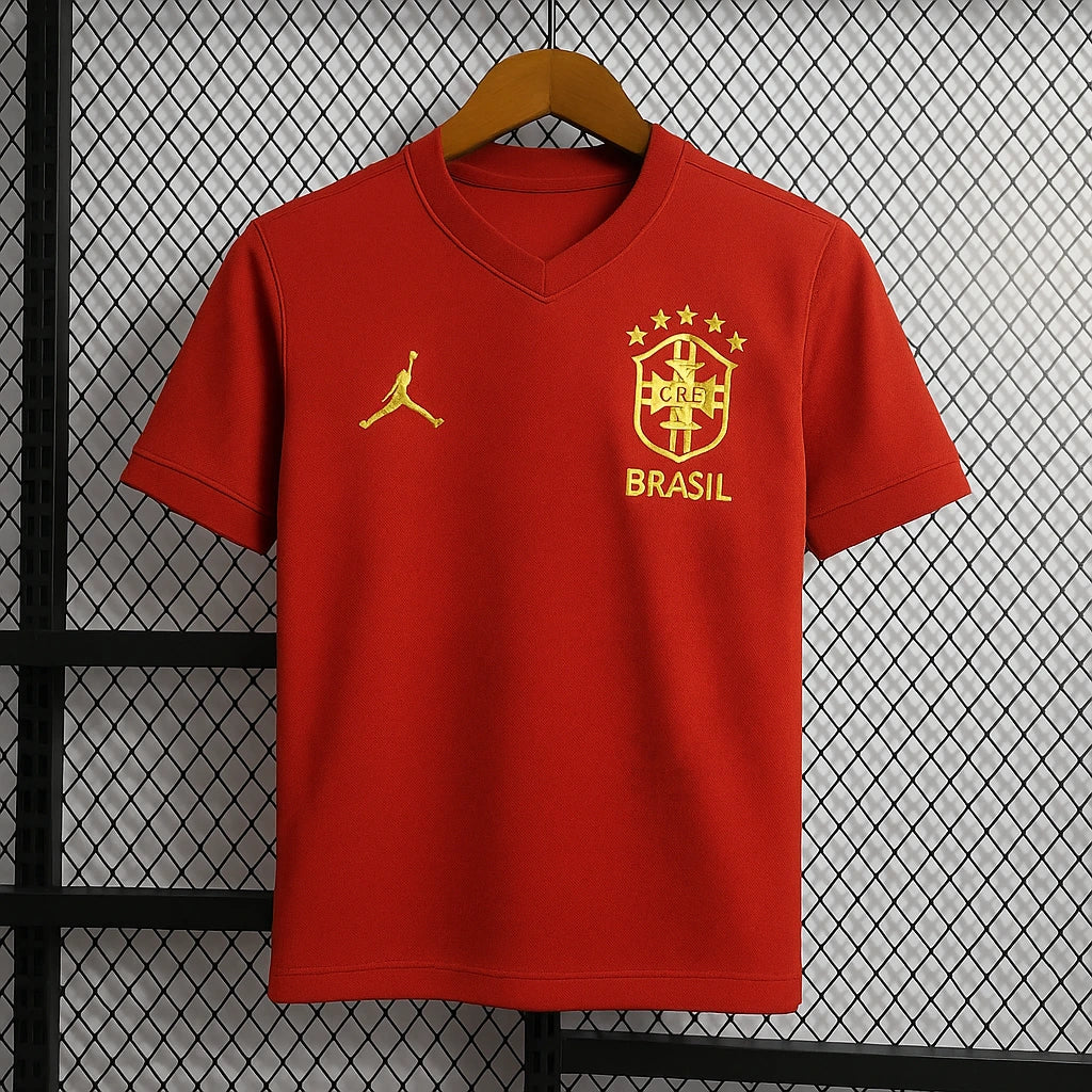 Camisa II Seleção Brasileira 2026 Nike - Vermelha